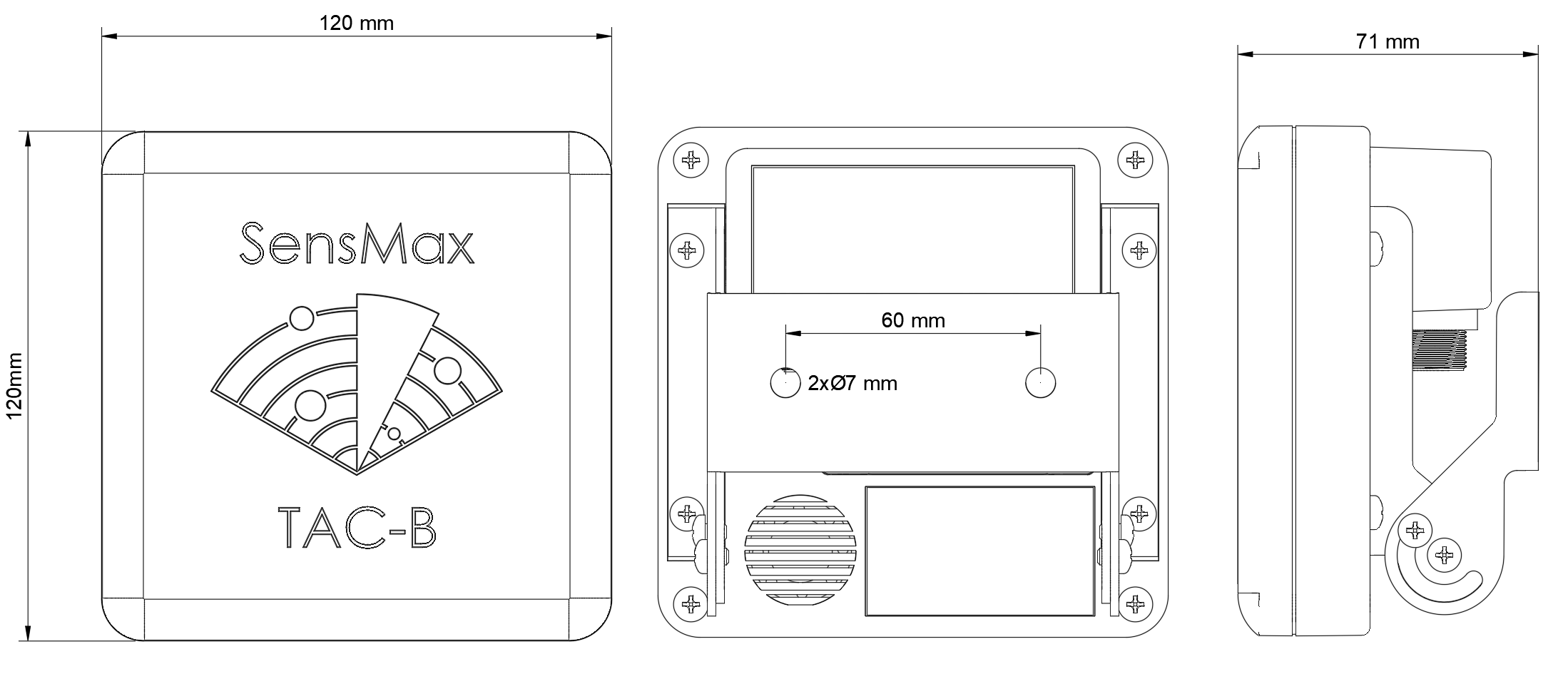 TAC-B EWP Dimensions