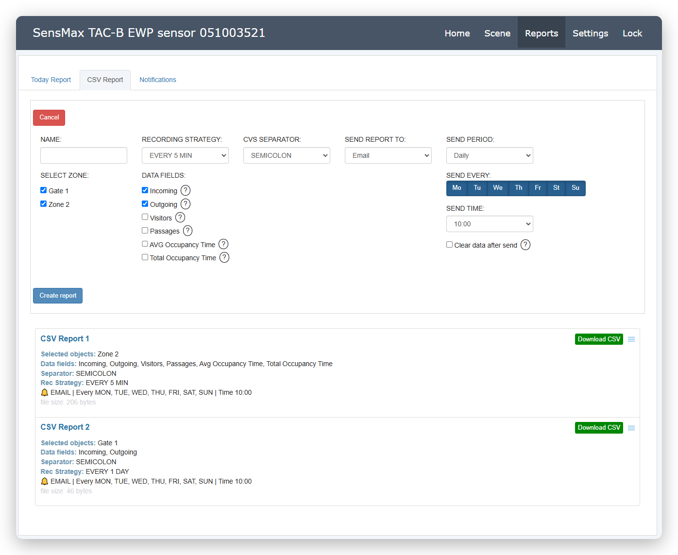 Interface Screenshot