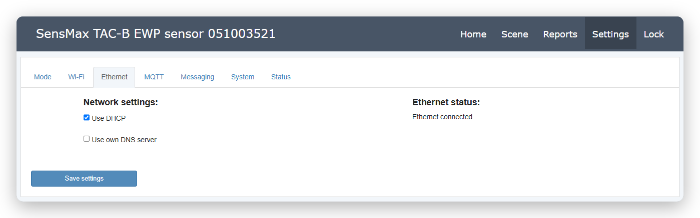 Interface Screenshot