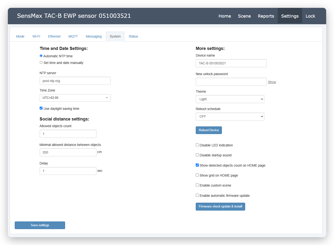 Interface Screenshot