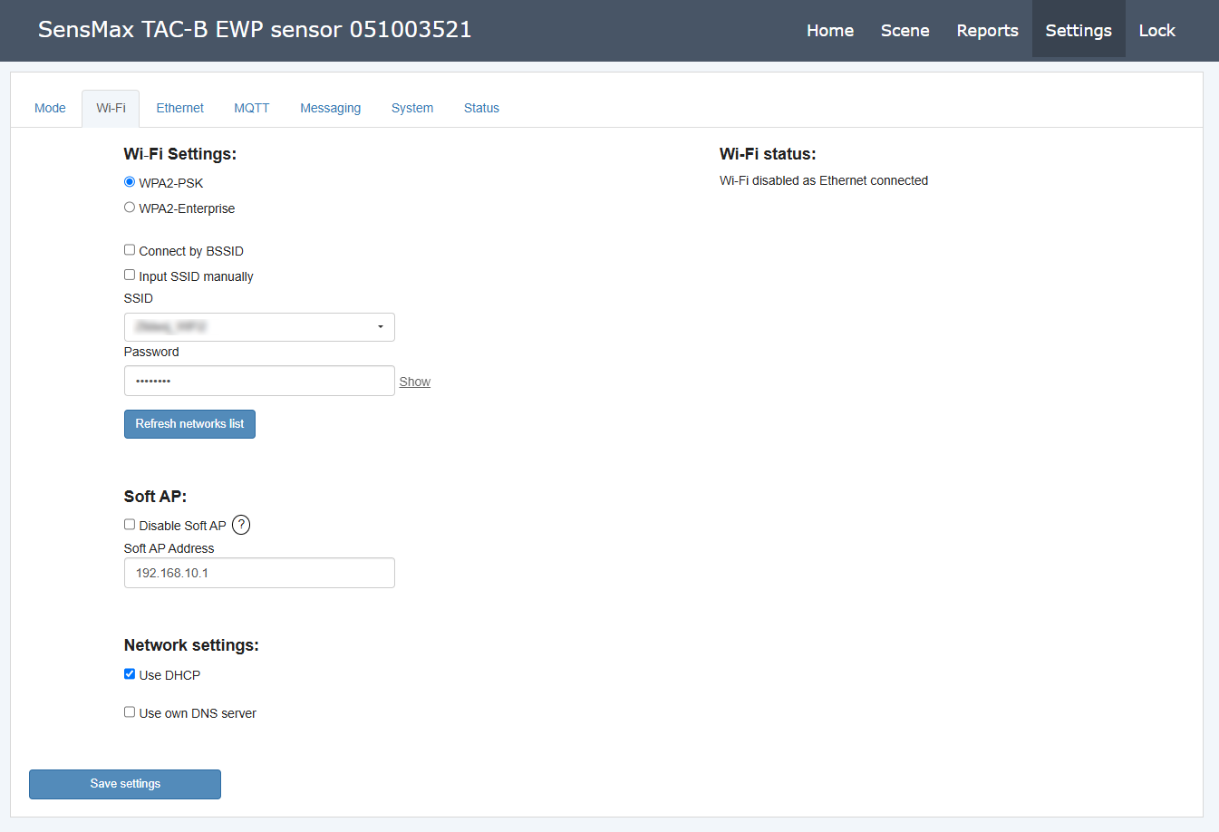 Interface Screenshot